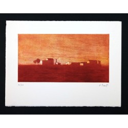 Paisaje naranja