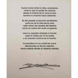Vuelve hacia atrás la vista, caminante